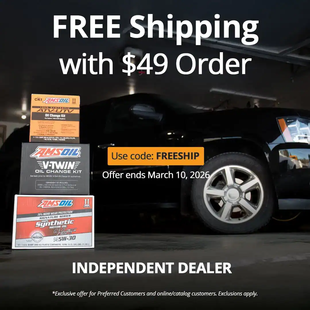 Free AMSOIL Plastic Funnel with Order of $75 or More