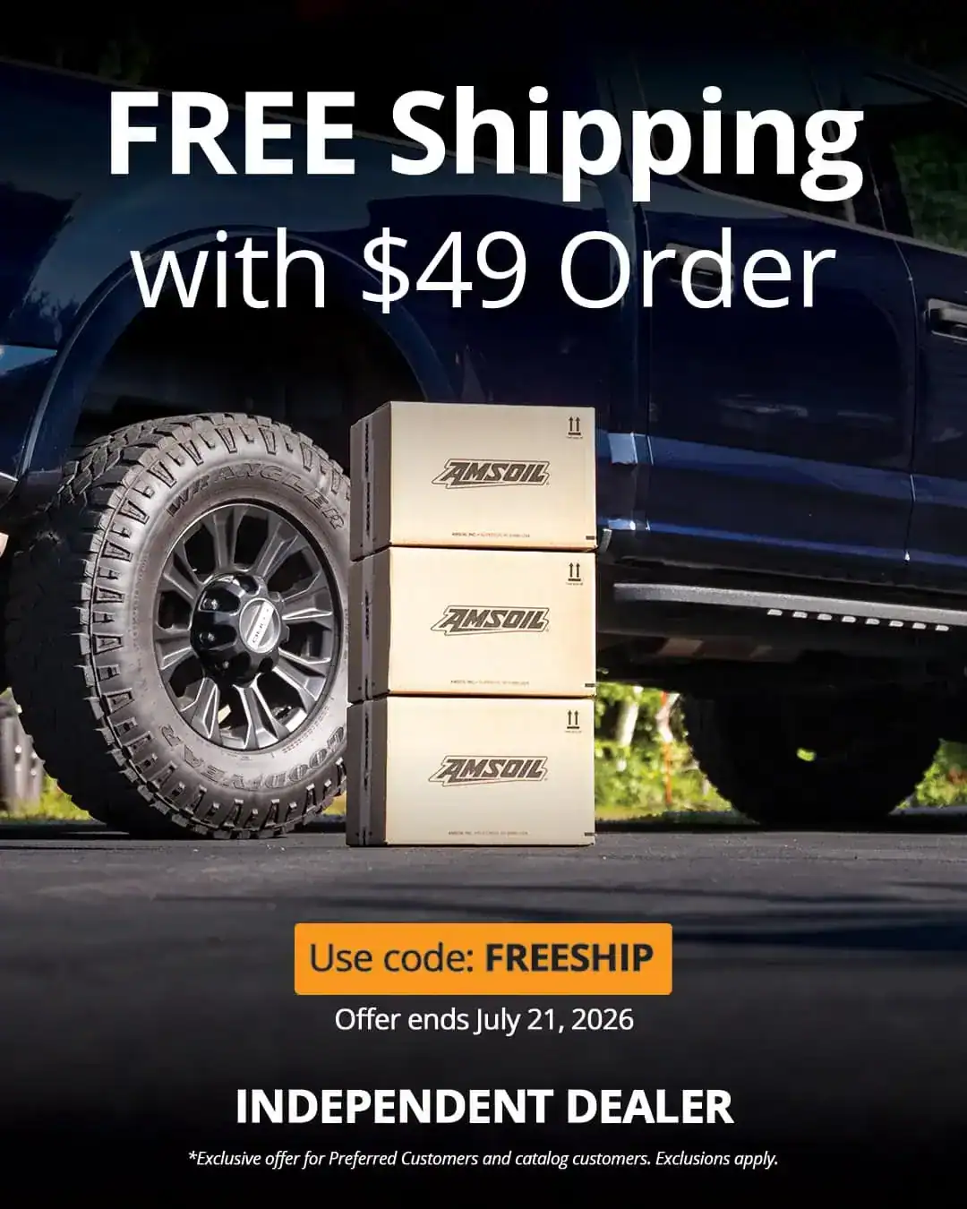 Free AMSOIL Plastic Funnel with Order of $75 or More Free AMSOIL Plastic Funnel with Order of $75 or More